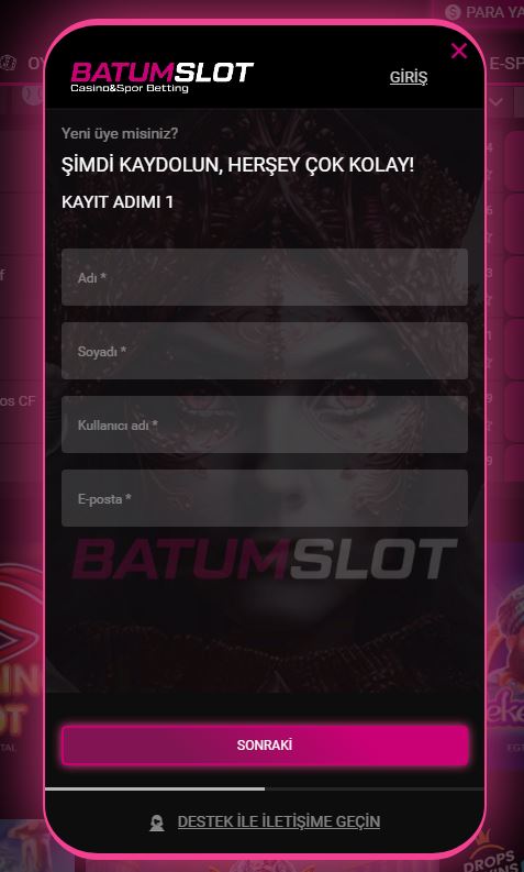batumslot üyelik